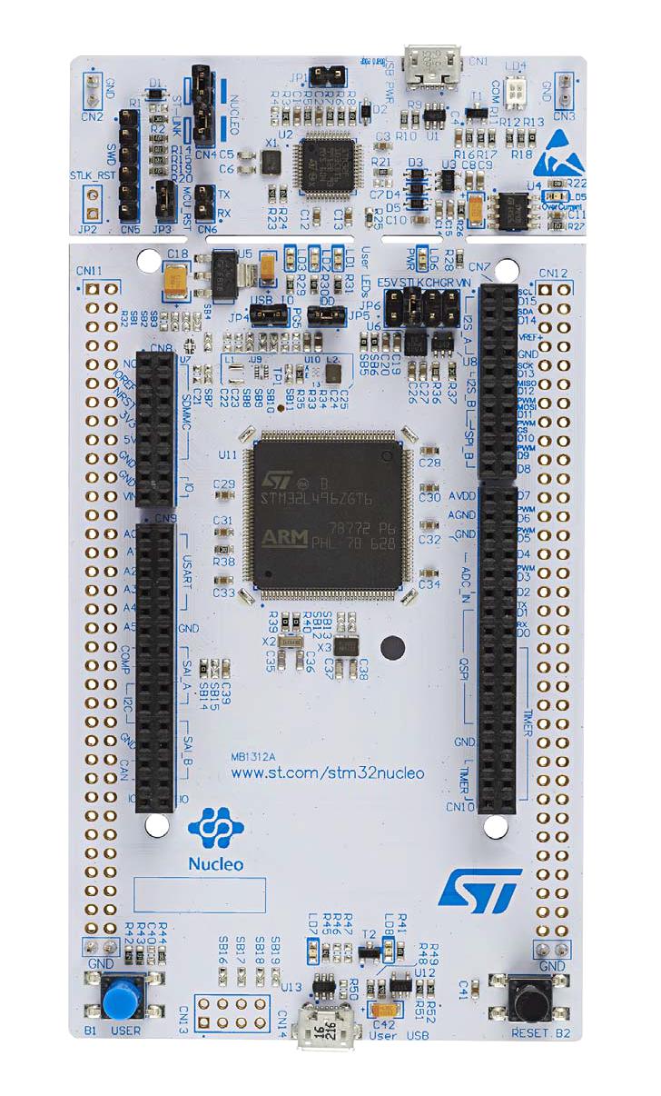 NUCLEO L4P5ZG Stmicroelectronics NUCLEO 144 BOARD STM32 ARM CORTEX M4