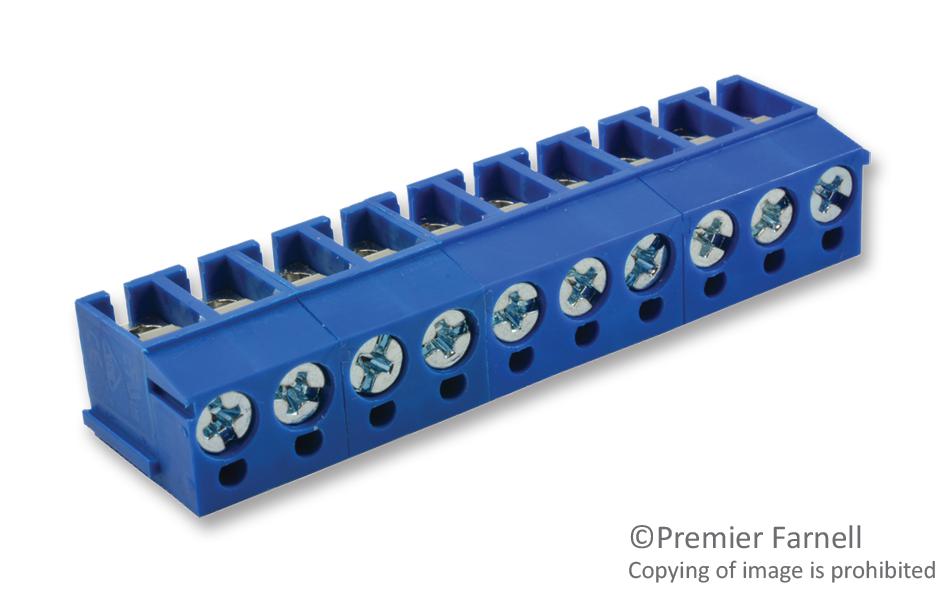 MA522 500M10 Multicomp Pro TERMINAL BLOCK EUROSTYLE 10 POSITION 22