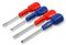 A basic 4pc screwdriver set with ergonomic handles - Duratool