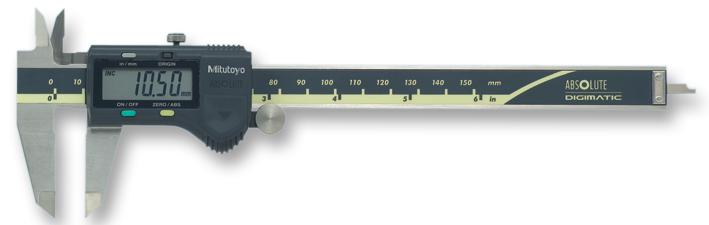 500-196-30 MITUTOYO, Digital Calliper, Thumb Roller, Absolute