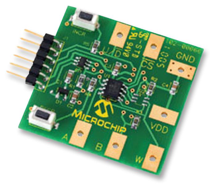MCP402XEV Microchip Evaluation Board, Digital Potentiometer