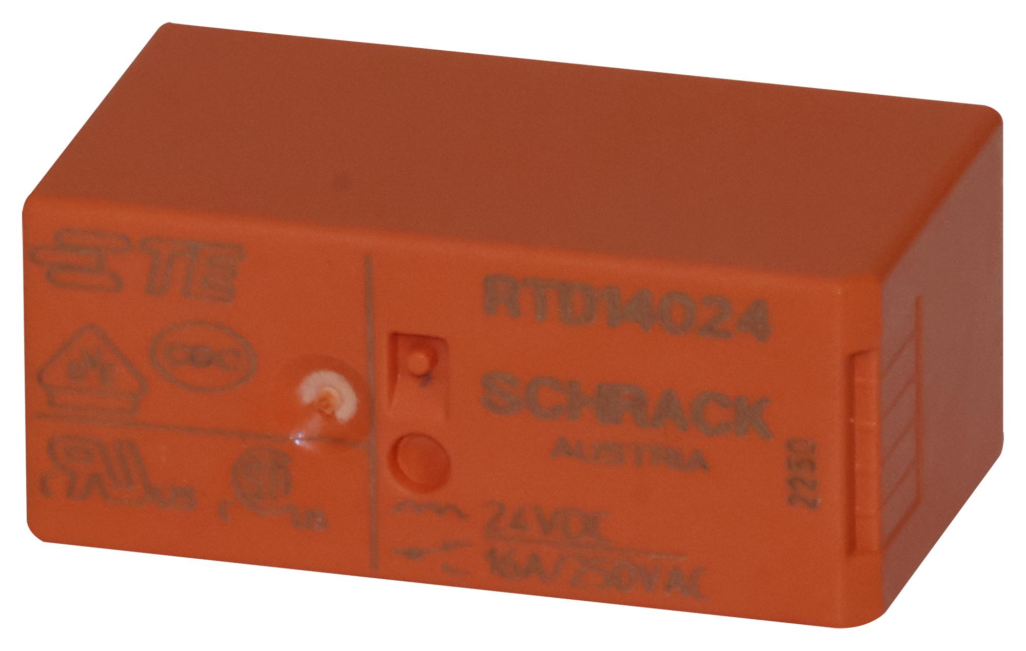 16493286 Schrack Te Connectivity General Purpose Relay, Power PCB Relay RT1 Series, Power