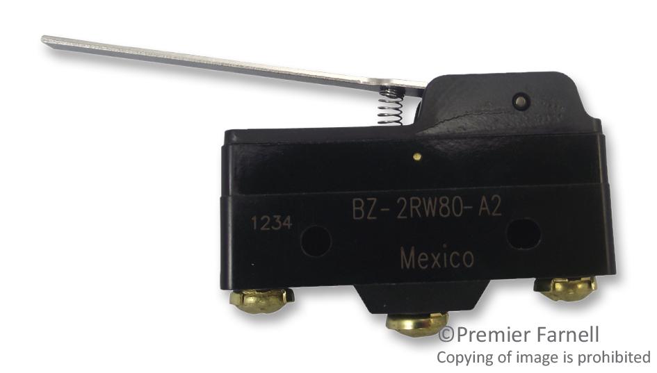 HONEYWELL BZ-2RL-A2 Large Basic Snap Action Switch Straight Lever SPDT 15A