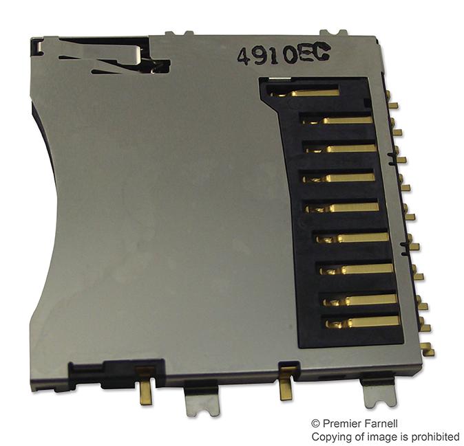 14 5738 009 220 859+ Kyocera Avx Memory Card Connector, SD, PushPull