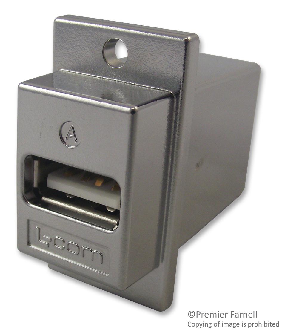 Usb Adapter L Com ECF504-UABS - L-com - USB Adapter, USB Type A Receptacle, USB Type B ...