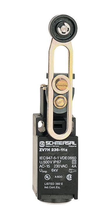 ZV7H236-11Z-M20 SCHMERSAL, Limit Switch, Roller Lever, 1NO