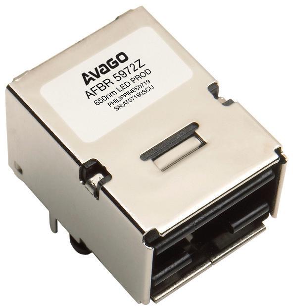 AFBR5972Z Fiber Optic Transceiver, Compact Versatile Link