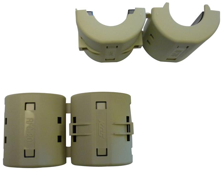 GRFC4 Kgs Kitagawa Split Core Ferrite, 4.5 mm, 75 ohm