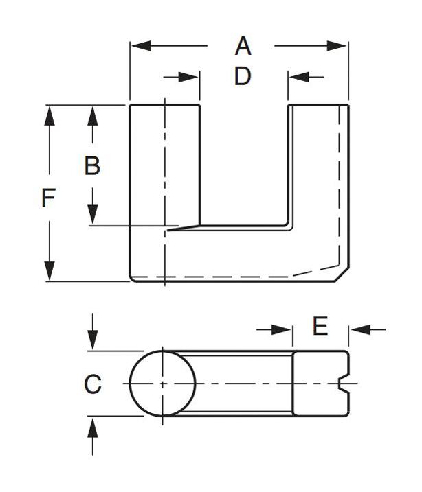 U100/57/253C90 Ferroxcube Transformer Cores, U, U100