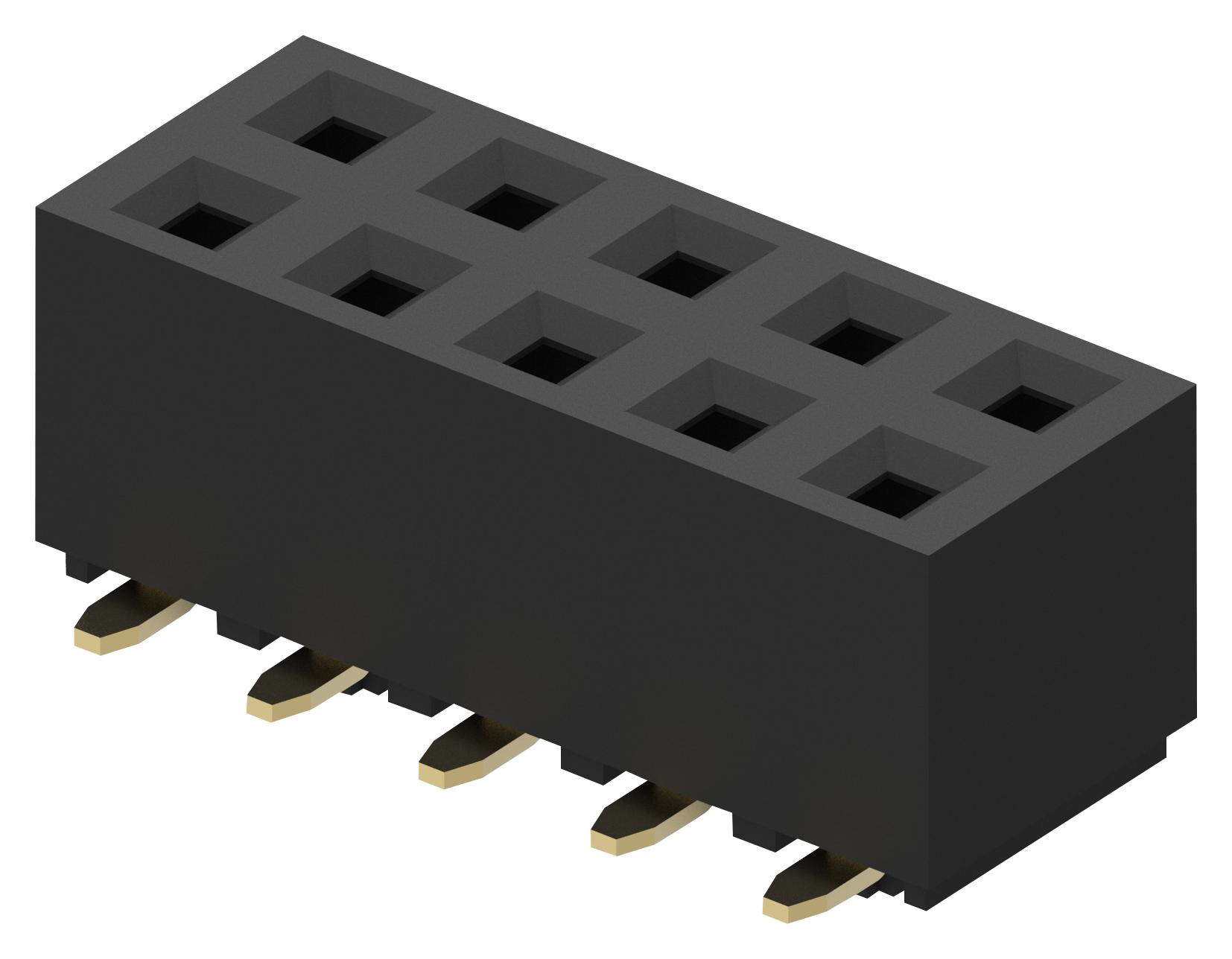 BG120-10-A-0-N-D - Gct - PCB Receptacle, Dual Entry, Board-to-Board