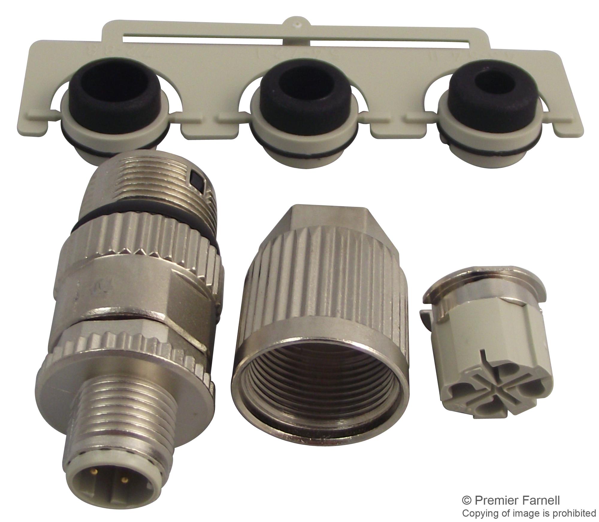 21 03 282 1405 Harting Circular Connector, Harax M12L Series