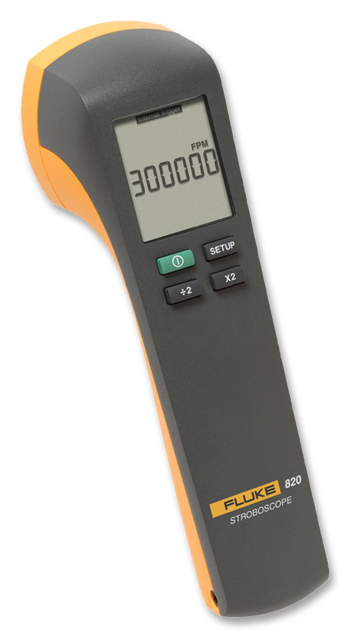 FLUKE 8202 Fluke Stroboscope, 30FPM to 300000FPM, 0.02 