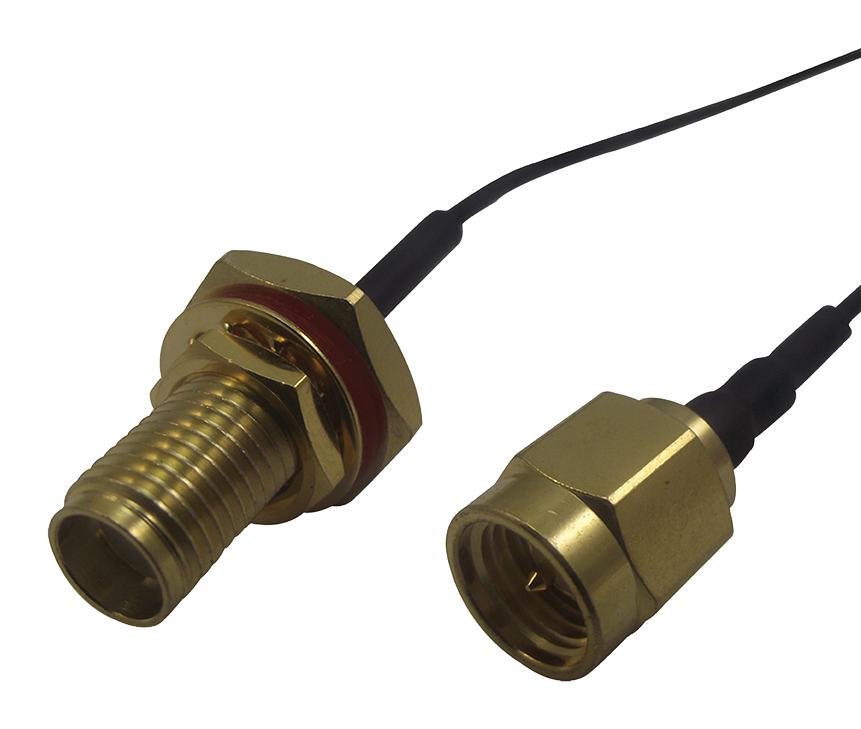 MC000786 - Multicomp Pro - RF Coaxial Cable Assembly, 1.37mm, IP67 SMA ...