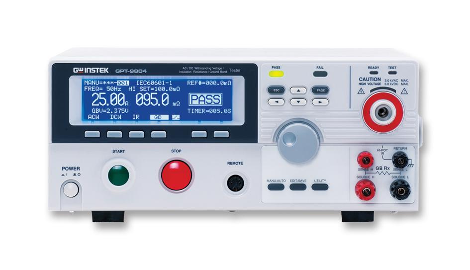 GPT-9804 GW INSTEK, Electrical Safety Tester, GPT-9000 Series