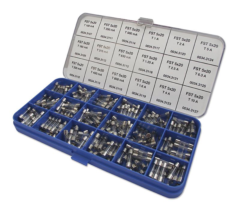 0034.9857 SCHURTER, Fuse Kit, Time Lag, Glass Tube | element14 India