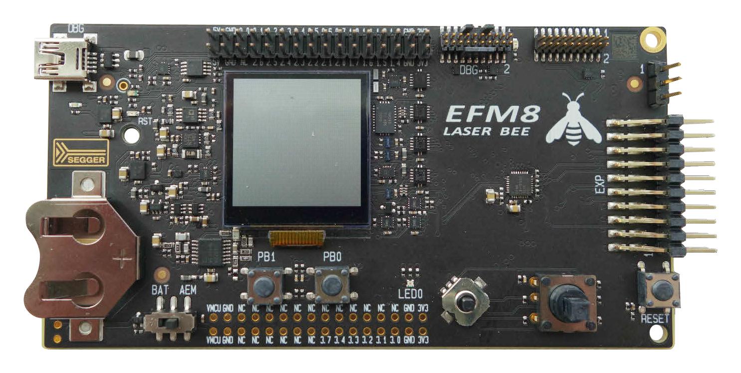 SLSTK2030A - Silicon Labs - Evaluation Board, EFM8 Laser Bee MCU's ...