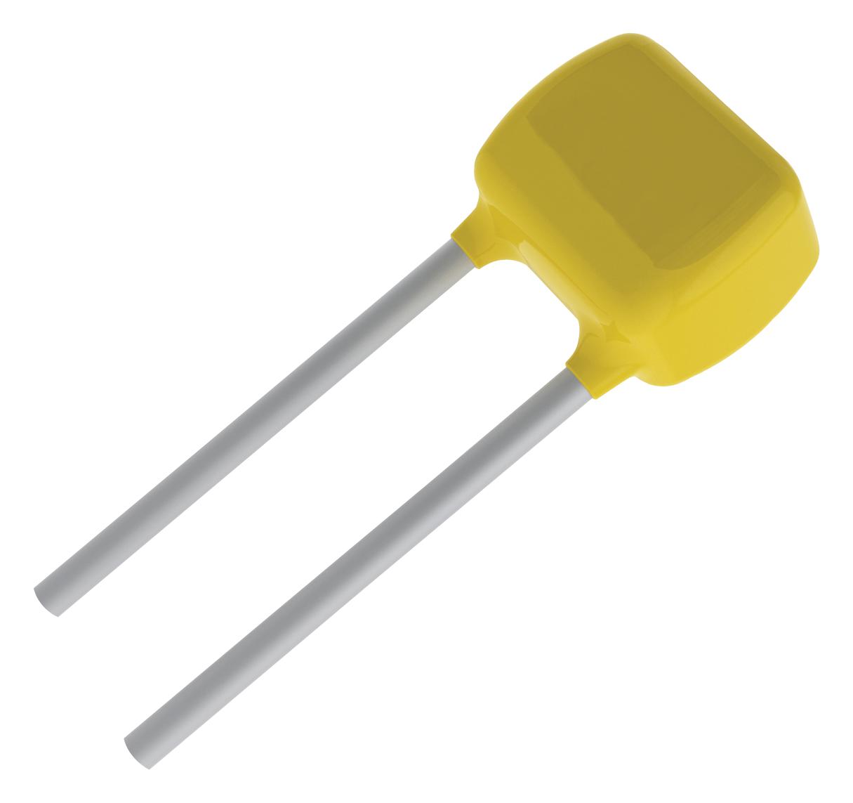 Lot Of 50 Vishay A104K15X7RF5TAA Ceramic Capacitors – 0.1uF 50V X7R Axial, New Old Stock