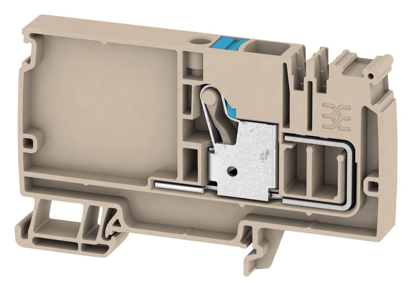 thumbnail image 2 of Weidmuller Terminal Blocks - SAK2.5/EN - 0218660000 - DIN Rail Mount, 2 Positions, 12-26 AWG (100-Pack) 2 of 5