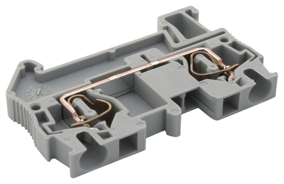 3031364 PHOENIX CONTACT, DIN Rail Mount Terminal Block, 2 Ways, 28