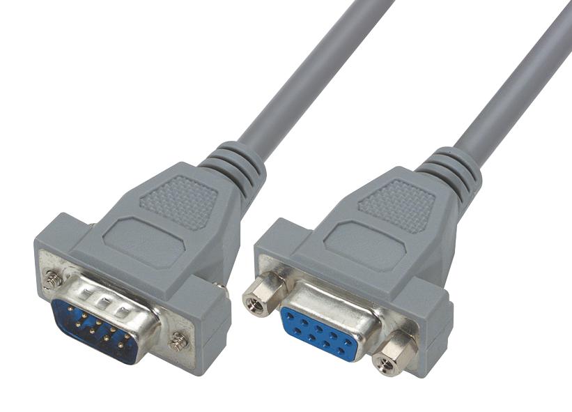 CSM9MF2.5 Computer Cable, D Subminiature Plug, 9 Way