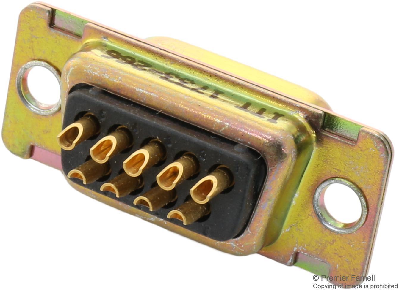 DEM9P Itt Cannon D Sub Connector, DB9, Standard