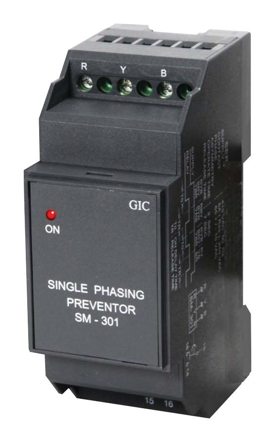 MA51BC Gic Phase Monitoring Relay, SM 301 Series, SPDT