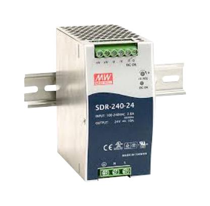 AC/DC DIN Rail Power Supply (PSU), ITE, 1 Output, 240 W, 24 VDC, 10 A