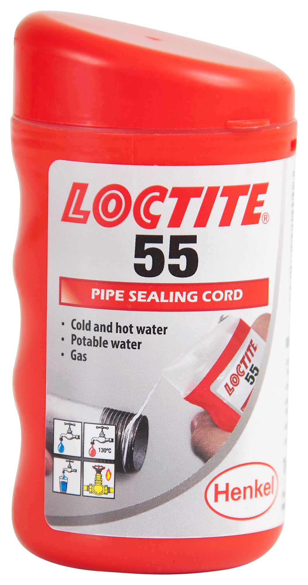 55, 160M Loctite Sealant, Pipe Sealing Cord, 160 m Length