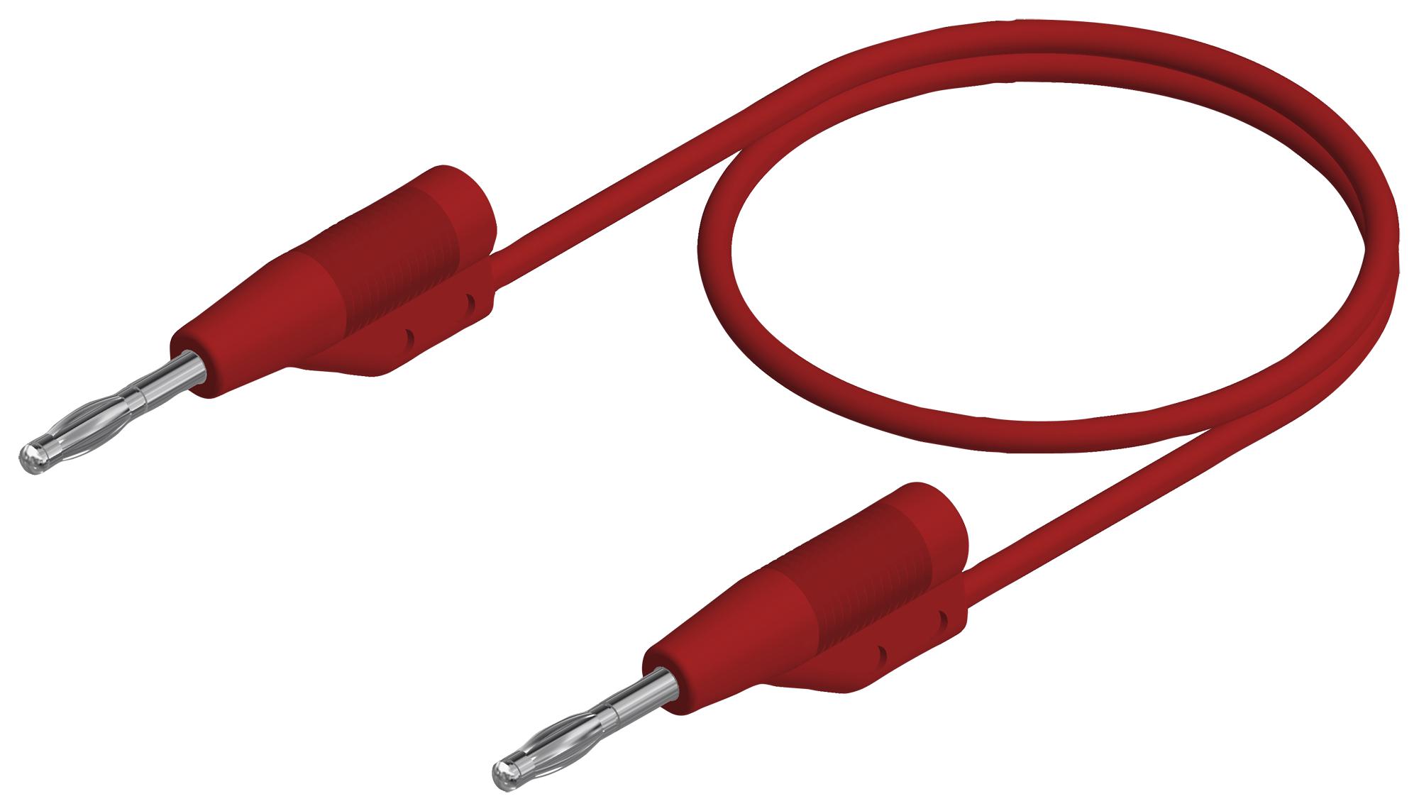 938125101 Hirschmann Test And Measurement Banana Test Lead, 2mm
