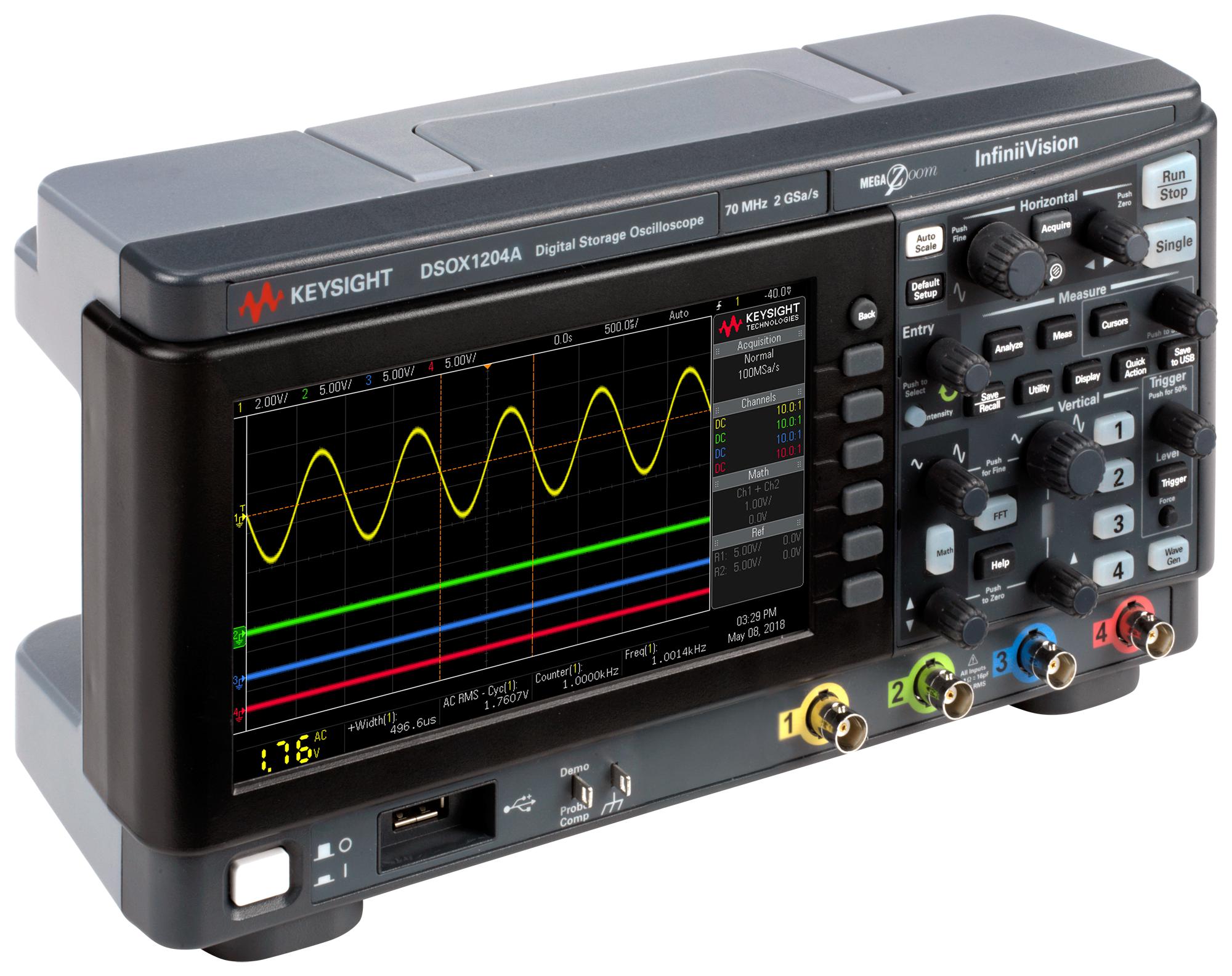 DSOX1204A Keysight Technologies Digital Oscilloscope, InfiniiVision