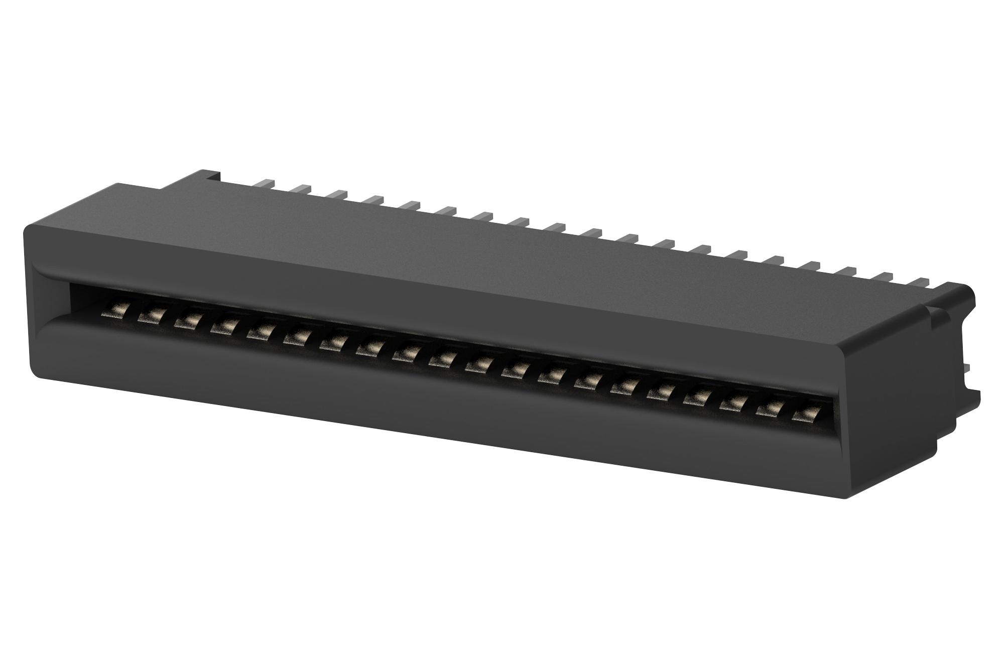 555308434 Amp Te Connectivity Card Edge Connector, Dual Side, 1.85 mm