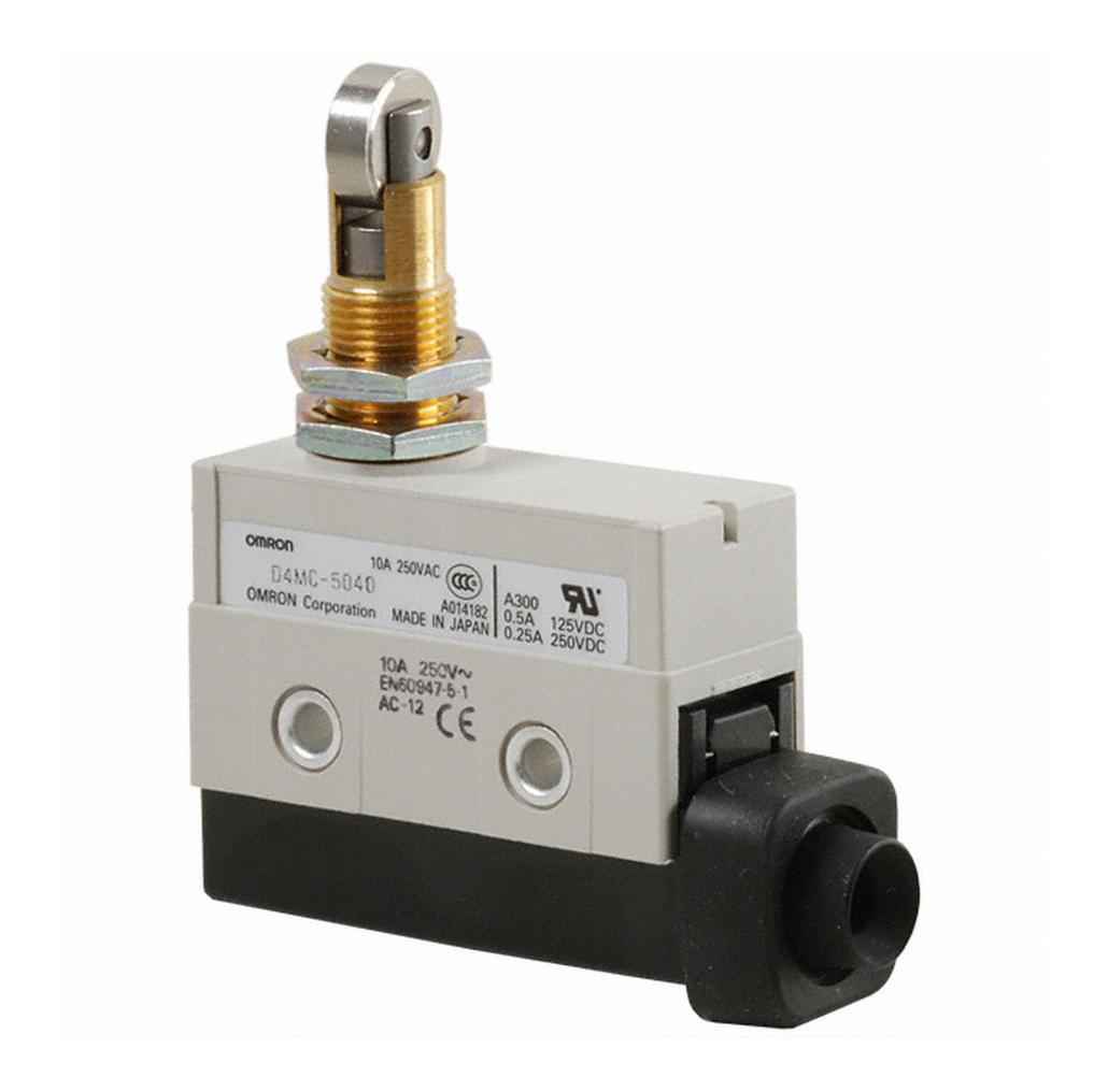 D4MC-5040 OMRON, Limit Switch, Cross Roller Plunger, SPDT
