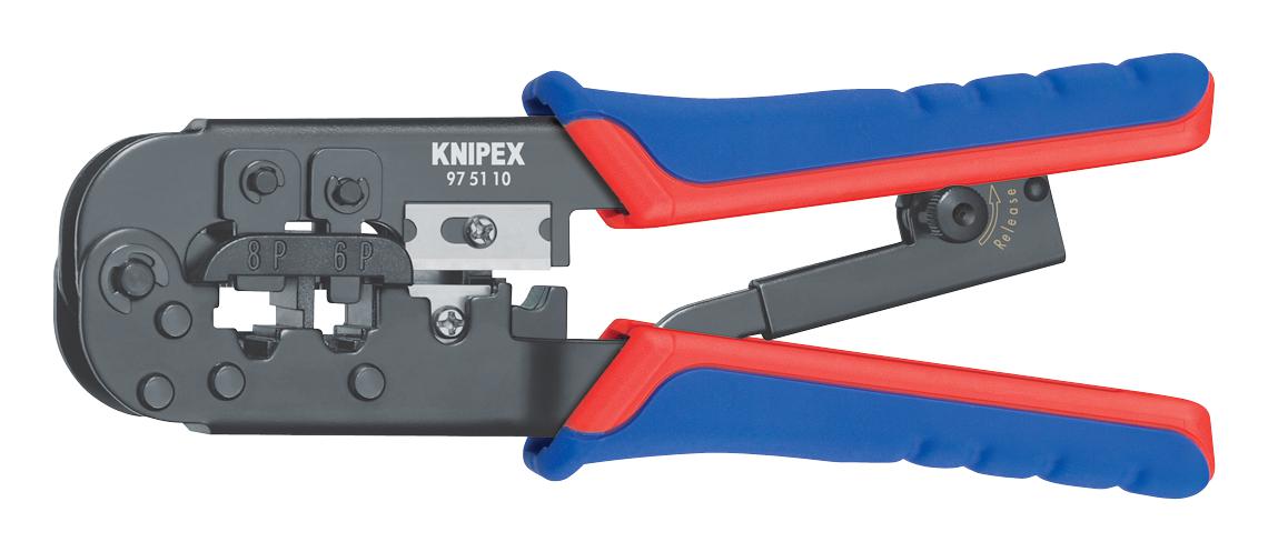 97 51 10 KNIPEX, Crimp Tool, Hand, RJ-11 | element14 India