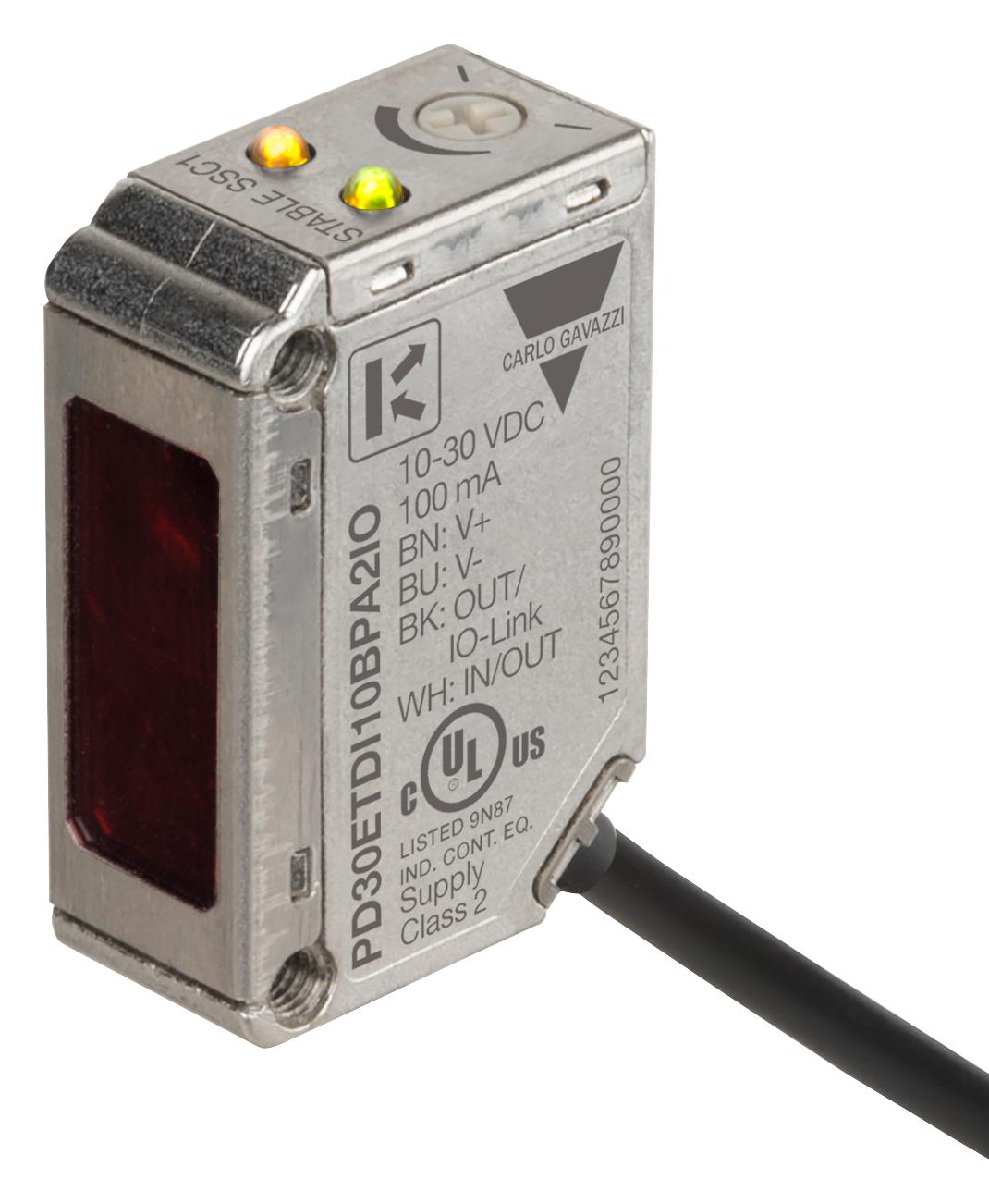 PD30ETDI10BPA2IO Carlo Gavazzi Sensor, Photo, 1 m