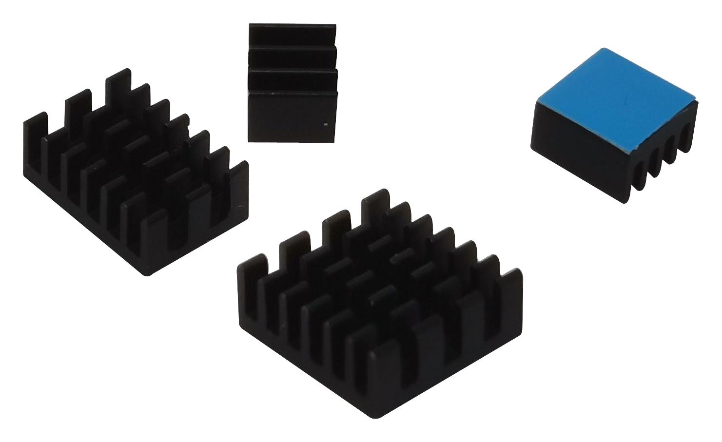 110991328 Seeed Studio Heat Sink Kit, Aluminium, Black