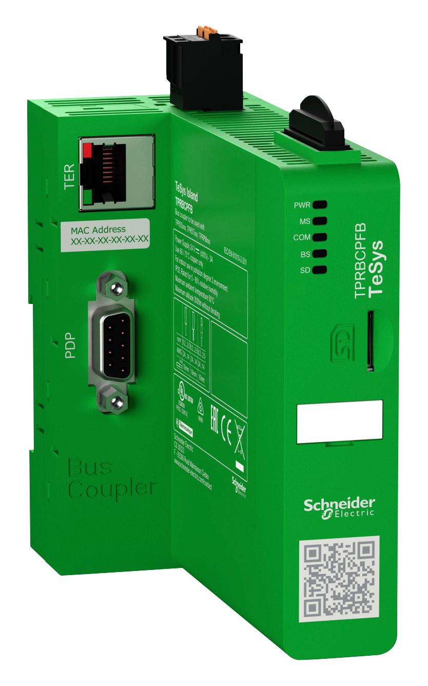 TPRBCPFB Schneider Electric Bus Coupler, Profibus DP, 24 VDC