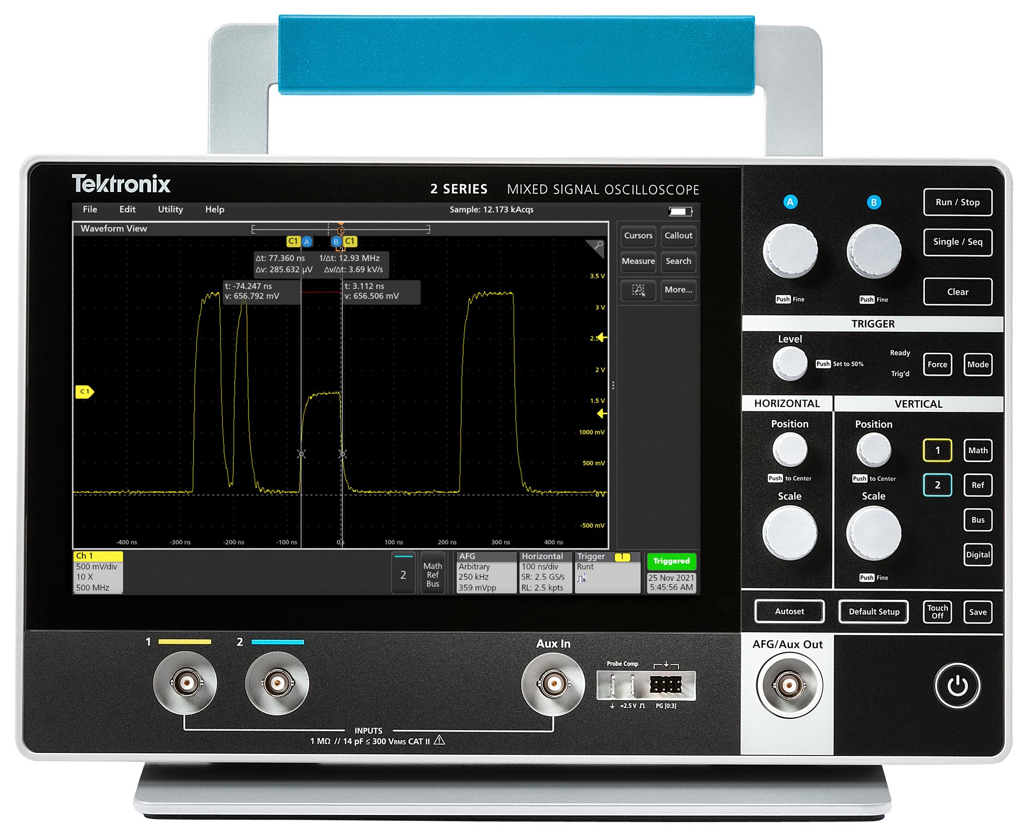 MSO22 2BW200 Tektronix MSO / MDO Oscilloscope, 2 Series MSO, 2 Channel