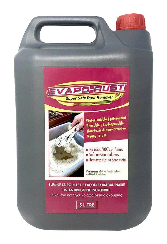 EVAPORUST, 5L Evaporust Cleaner, Rust Remover, Metal