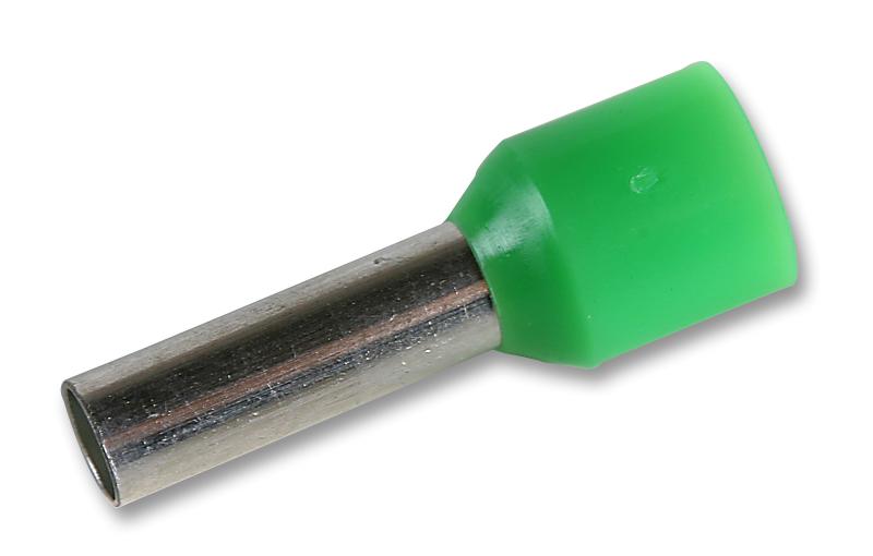 FERRULE 28MM E25-16-BLACK Pack of 5 4AWG BLACK, NYLON