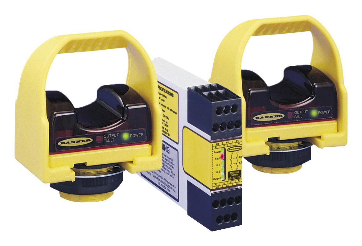 ATKVP6 Banner Engineering Safety Relay Kit, Two Hand Control, 3 Pieces