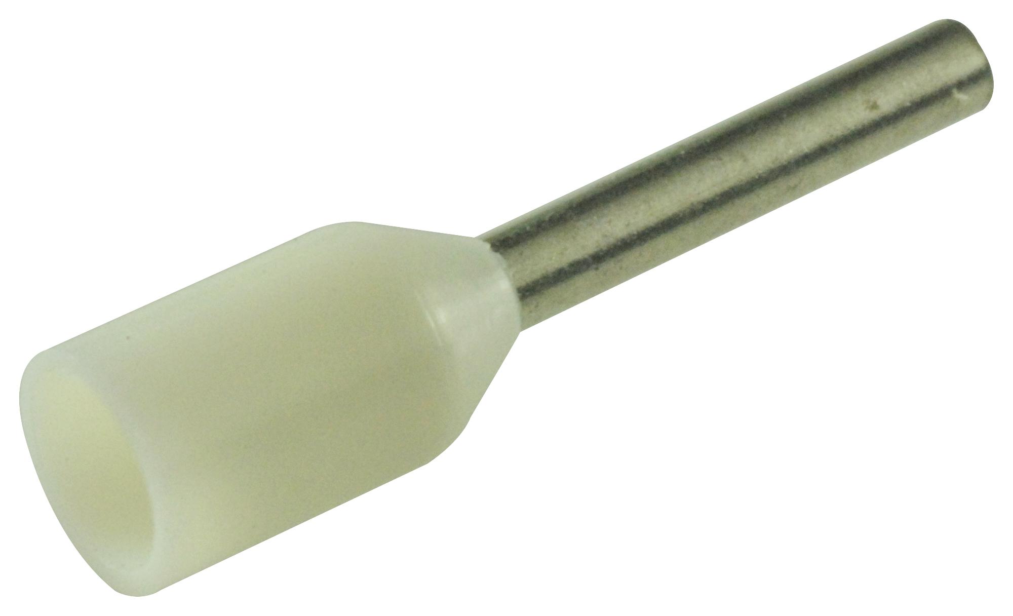 E0508-WHITE - Multicomp Pro - Wire Ferrule, Single Wire, 22 AWG