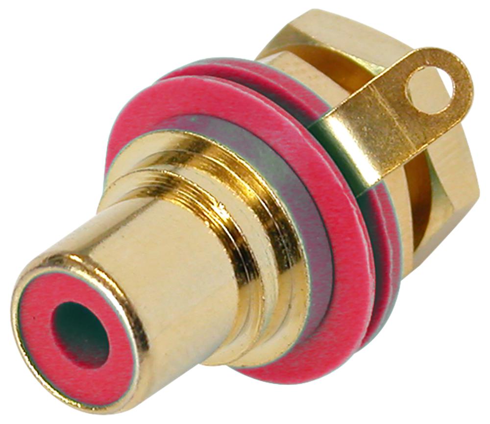 NYS367-4 - Rean - RCA (Phono) Audio / Video Connector, 2 Contacts, Socket