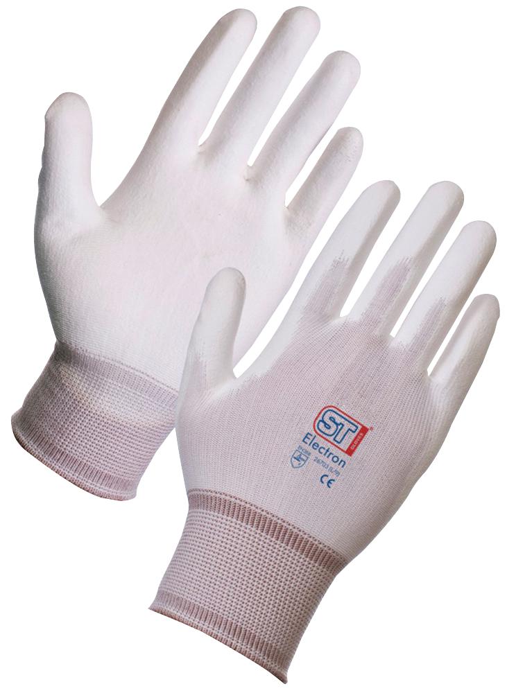 26705 ST, PU Coated Nylon Gloves - Grey / White XX Large