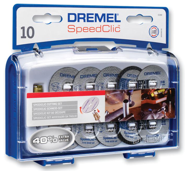 SC690 Dremel Cutting Disc Set, 10Pc, For Multitool
