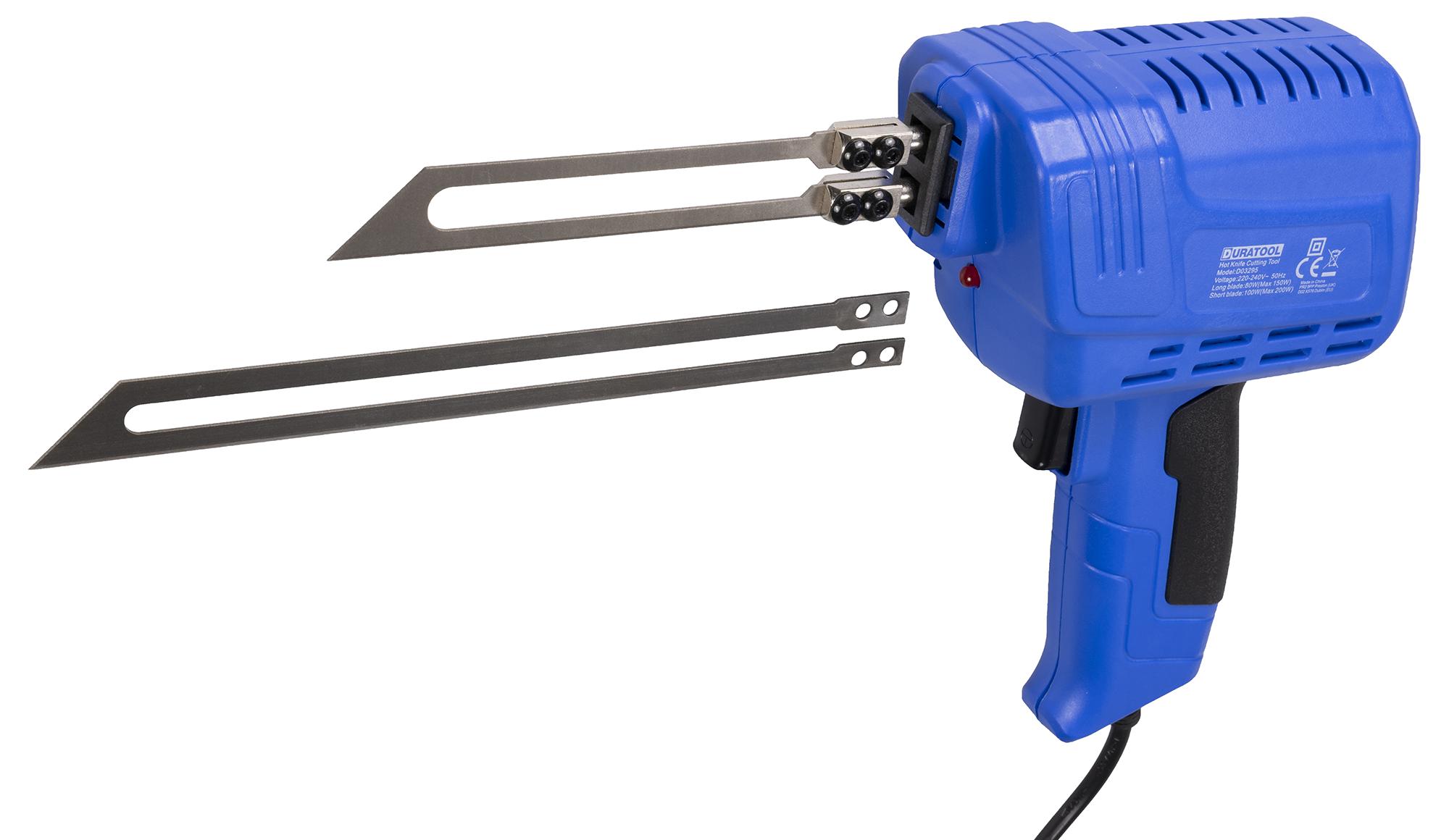 D03295 Duratool 150W Electric Hot Knife Cutter Tool, UK Plug