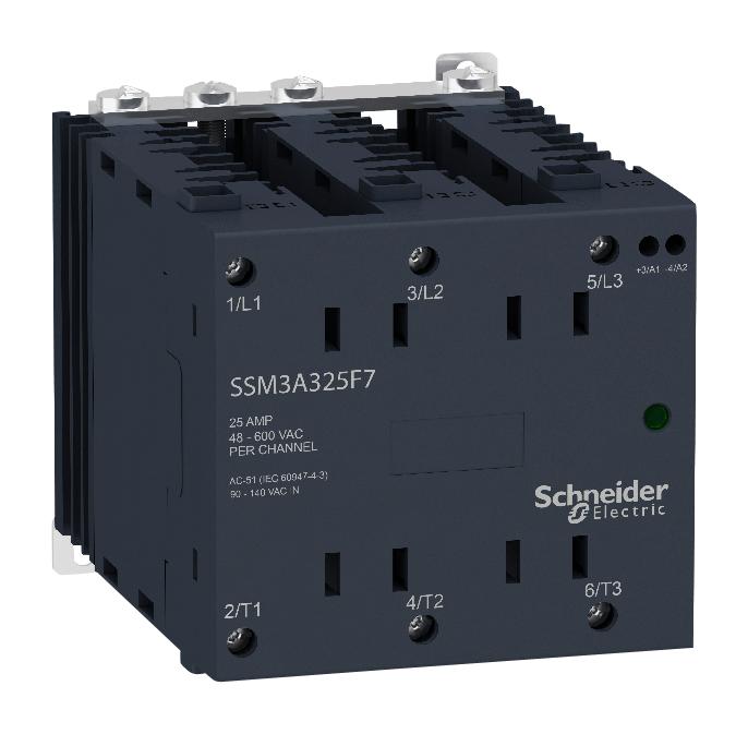 SSM3A325BD. Schneider Electric SOLID STATE RELAY, 3PSTNO, 25A