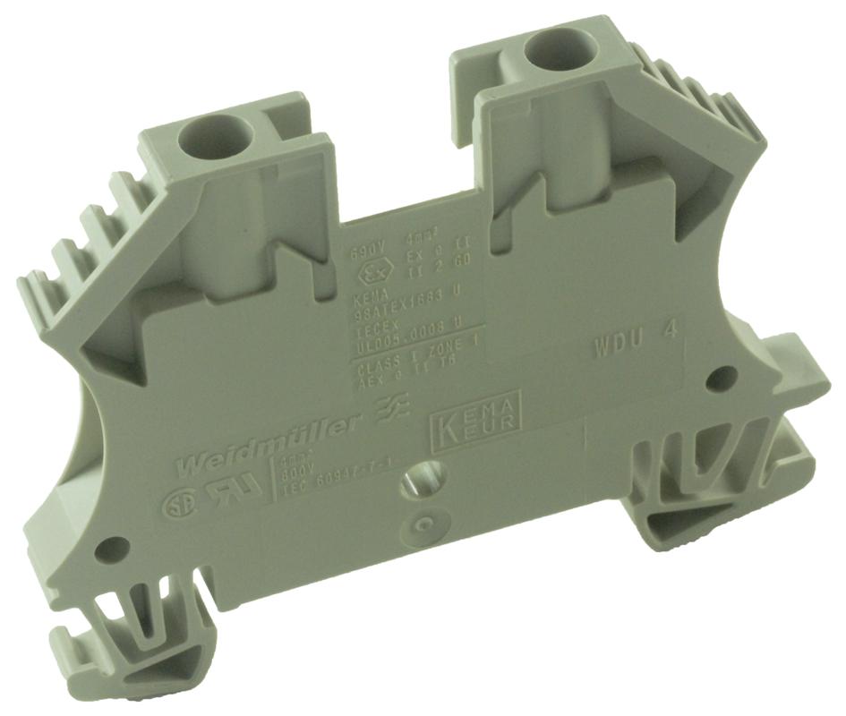 1037800000 - Weidmuller - TERMINAL BLOCK, DIN RAIL, 2 POSITION