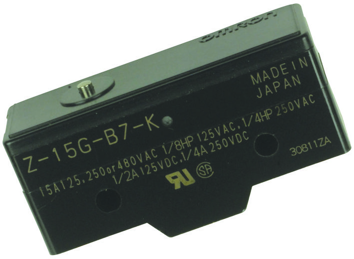 Omron Z-15G-B OMRON BASIC SWITCH PIN PLUNGER | Kempston Controls