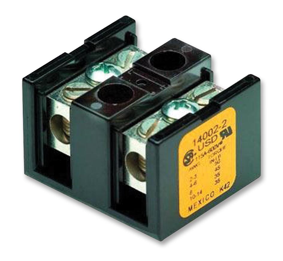 140022 Eaton Bussmann TERMINAL BLOCK, BARRIER, 2 POSITION