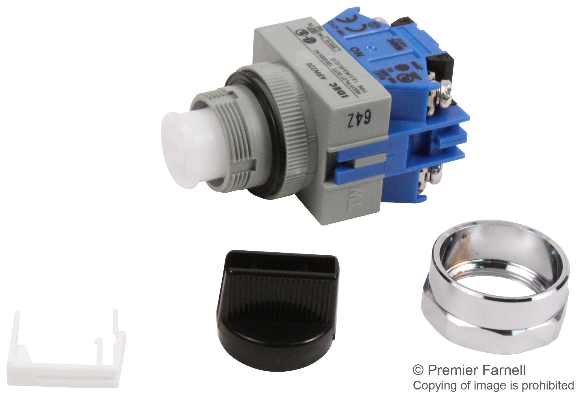 ASW220 - Idec - SWITCH, SELECTOR, DPDT-2NO